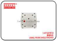1-47125797-0 1471257970 Standard Rear Brake Shoe Lining For ISUZU 10PE1 FVR34 VC46