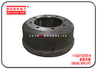 1-42315355-0 1423153550 Truck Chassis Parts Front Brake Drum For 6HH1 FTR33