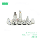 8-97306063-4 NKR Isuzu Engine Parts Common Rail Assembly 8973060634