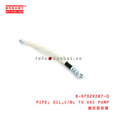 8-97029287-0 Cylinder Block To Vacuum Pump Oil Pipe Suitable for ISUZU NKR NPR 4HE1 8970292870