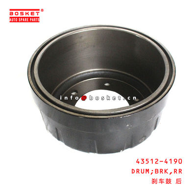 43512-4190 Rear Brake Drum suitable for ISUZU HINO 500