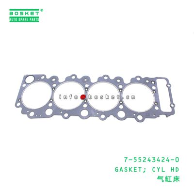 7-55243424-0 GASKET; CYL HD suitable for ISUZU 700P 4HK1 7552434240