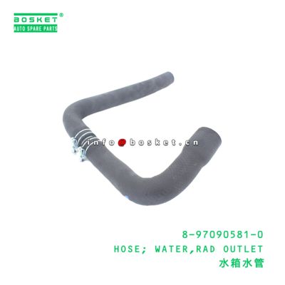 8-97090581-0 HOSE; WATER,RAD OUTLET suitable for ISUZU NPR 4HF1 4BE1 8970905810