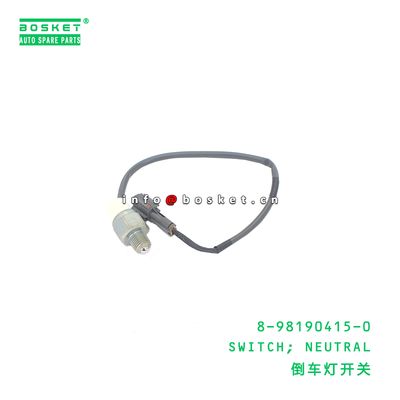 8981904150 Neutral Switch for ISUZU MSB5M MSB5S with 3 Months Warranty and 1PCS Pack Quantity