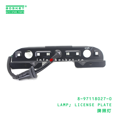 8-97118027-0 LAMP; LICENSE PLATE suitable for ISUZU 8971180270