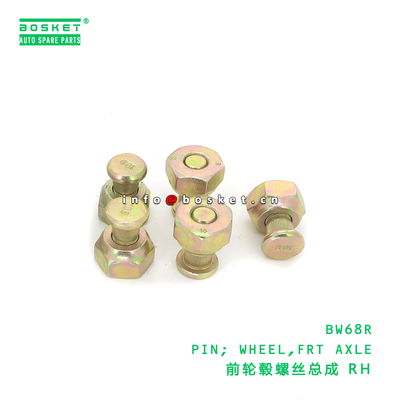 HINO 300 BW68R Front Axle Wheel Pin Made of High-Quality Special Steel for Durability