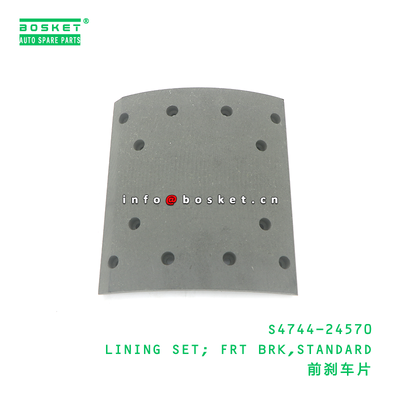 S4744-24570 ABA Lining Set Standard FRT BRK Brake Lining for HINO500