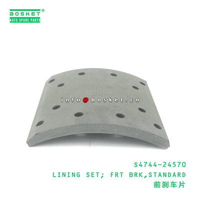 S4744-24570 ABA Lining Set Standard FRT BRK Brake Lining for HINO500