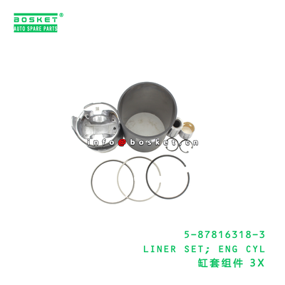 5-87816318-3 LINER SET; ENG CYL suitable for ISUZU  4HG1T 5878163183