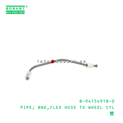 8-94154918-0 PIPE BRK FLEX HOSE TO WHEEL CYL suitable for ISUZU   8941549180