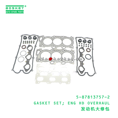 5-87813757-2 GASKET SET; ENG HD OVERHAUL suitable for ISUZU 5878137572
