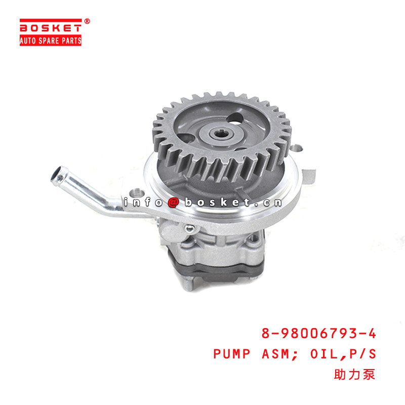8-98006793-4 Power Steering Oil Pump Assembly 8980067934 Suitable for ISUZU NPR 4HG1