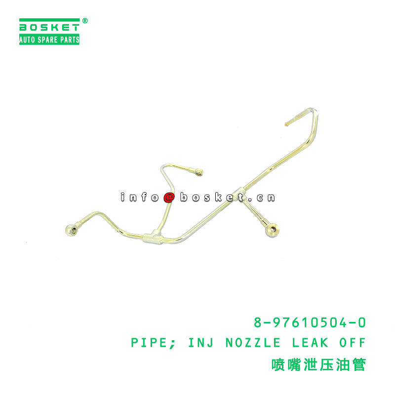 8-97610504-0 PIPE; INJ NOZZLE LEAK OFF suitable for ISUZU  8976105040