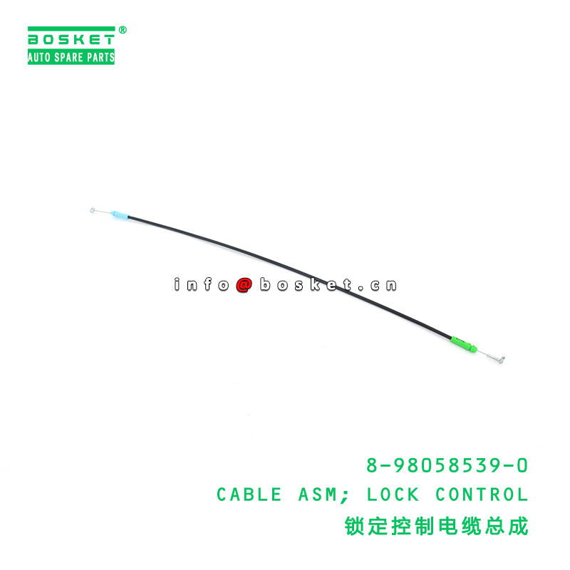 8-98058539-0 CABLE ASM; LOCK CONTROL suitable for ISUZU VC46 6UZ1 8980585390