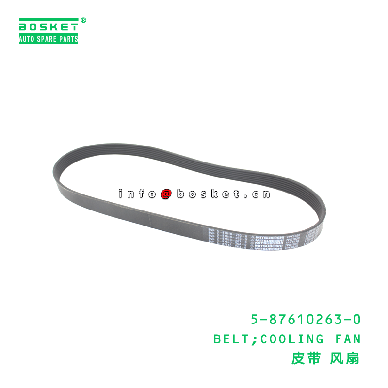 5-87610263-0 BELT;COOLING FAN suitable for ISUZU ELF 700  5876102630