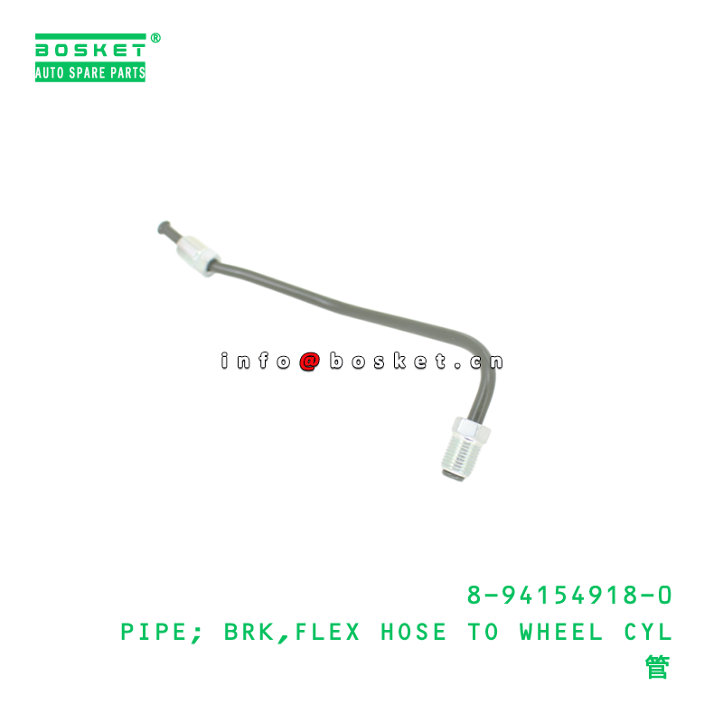 8-94154918-0 PIPE BRK FLEX HOSE TO WHEEL CYL suitable for ISUZU   8941549180
