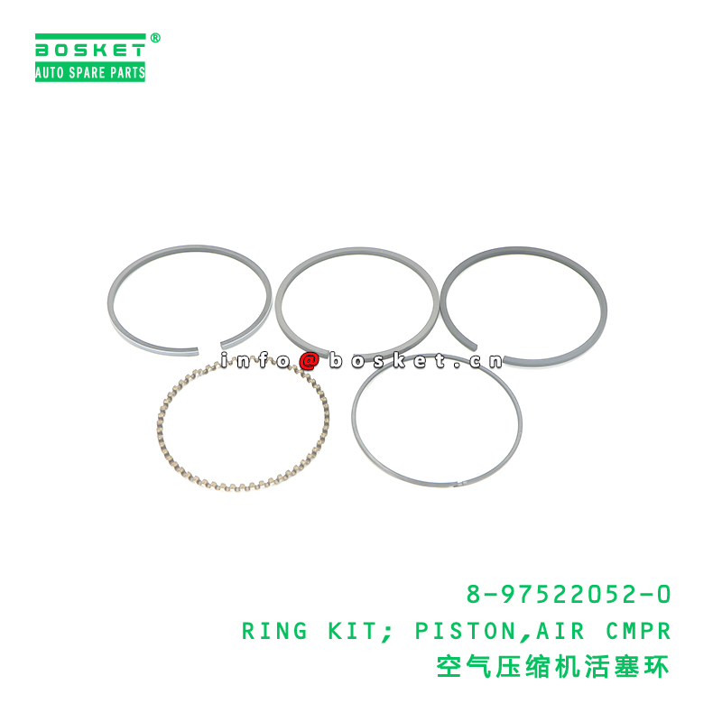 8-97522052-0 RING KIT; PISTON,AIR CMPR suitable for ISUZU CXZ51K 6WF1 8975220520