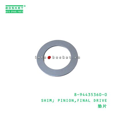 8-94435360-0 SHIM; PINION,FINAL DRIVE cocok untuk ISUZU 8944353600