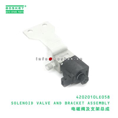 4202010LE058 ASSEMBLED KATUP SOLENOID DAN BRACKET cocok untuk JAC N80 N90 4202010LE058